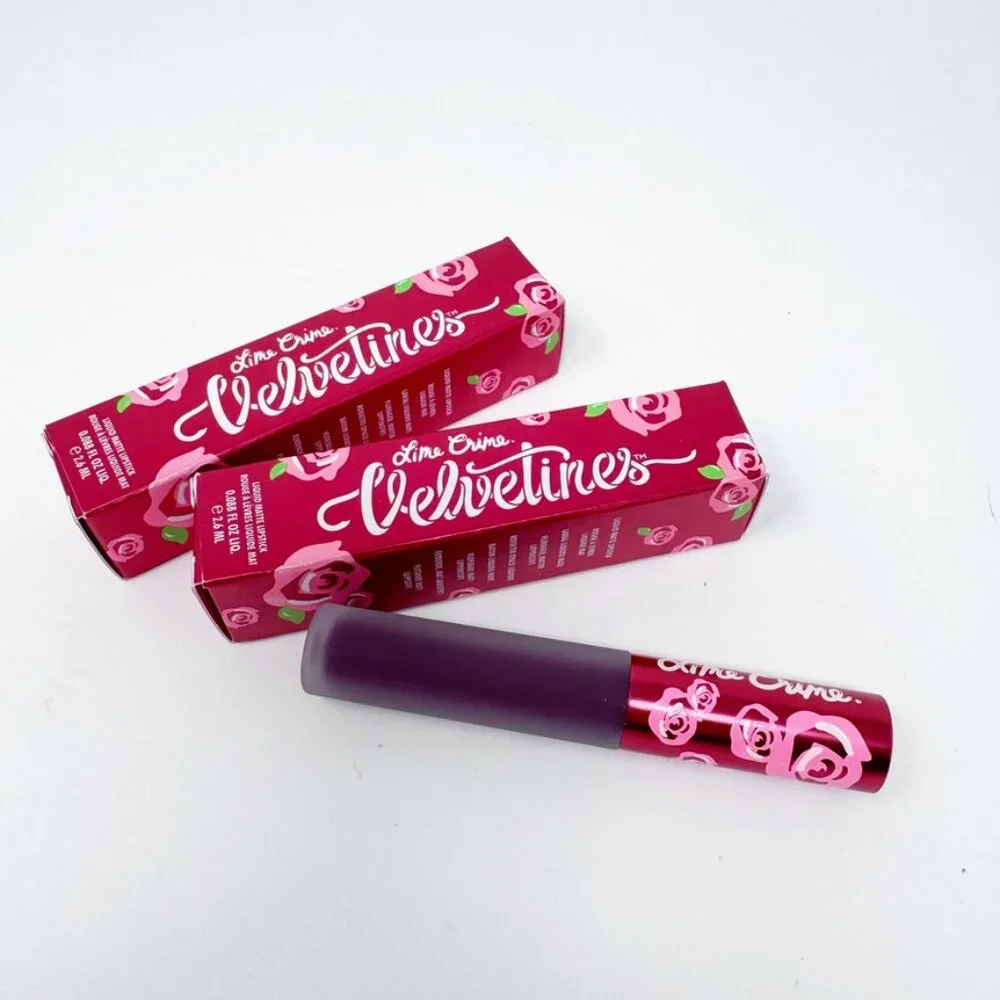 LOT 2 Lime Crime Velvetines SCANDAL Liquid Matte Lipstick NEW